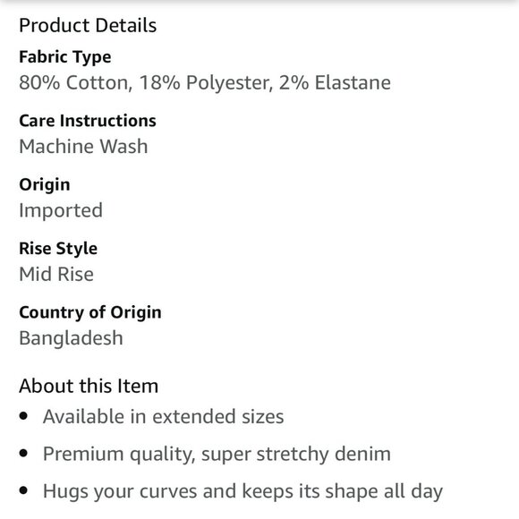 NWT Signature by Levis Womens Mid rise capri pants - Size 18 - Picture 7 of 11